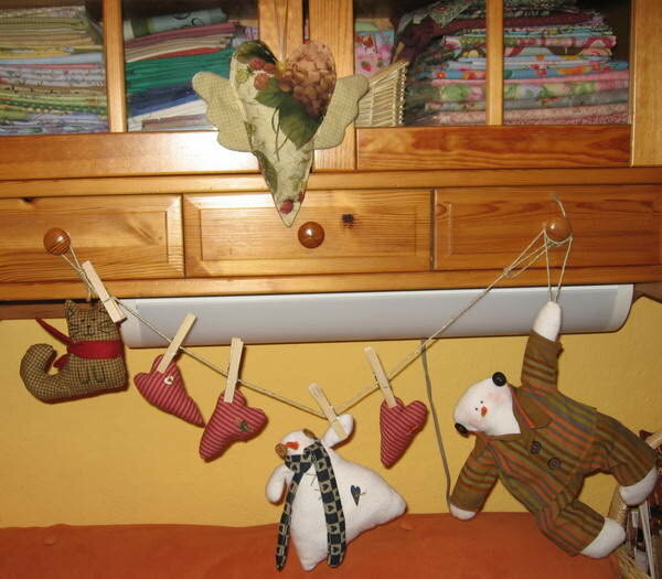 Gesammelte Weihnachtsdeko