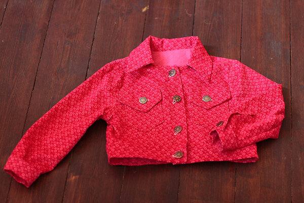 Für kleine Diven: Cordjacke