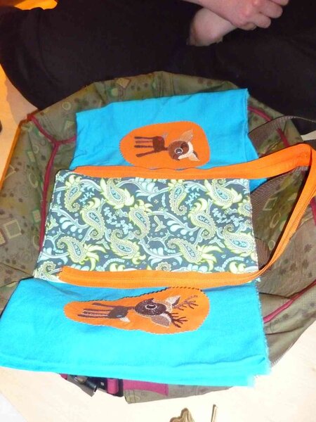 Deko für die Ersatztasche