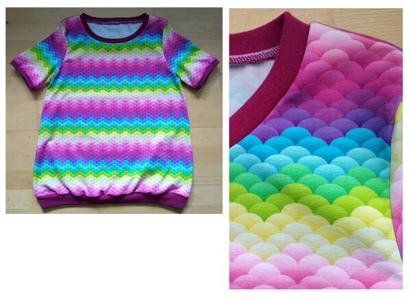T-Shirt bulbclouds multicolor (Alles Jersey Shirts & Tops)