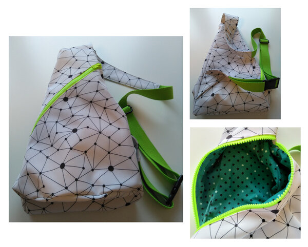 Crossbag Softshell Spinnennetz (Taschenspieler 2/farbenmix)