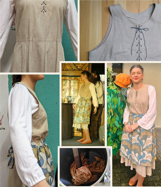 Kleid für Bauernmädchen