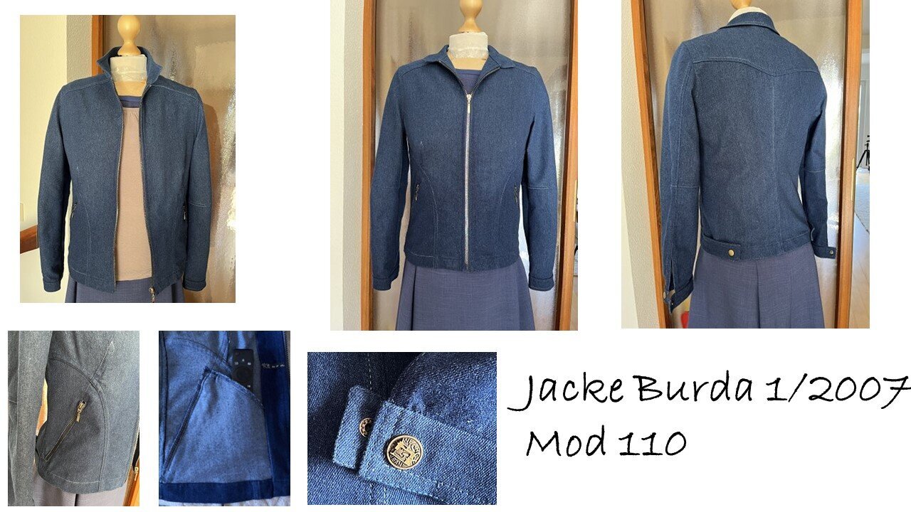 Jacke Burda 1-2007 Mod 110