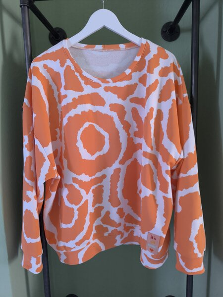 Boxpleat.Sweater auf French Terry